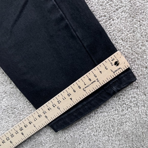 Levis Jeans Mens 32x32 Black 512 Slim Taper Mid Rise Stretch Denim - Picture 7 of 15